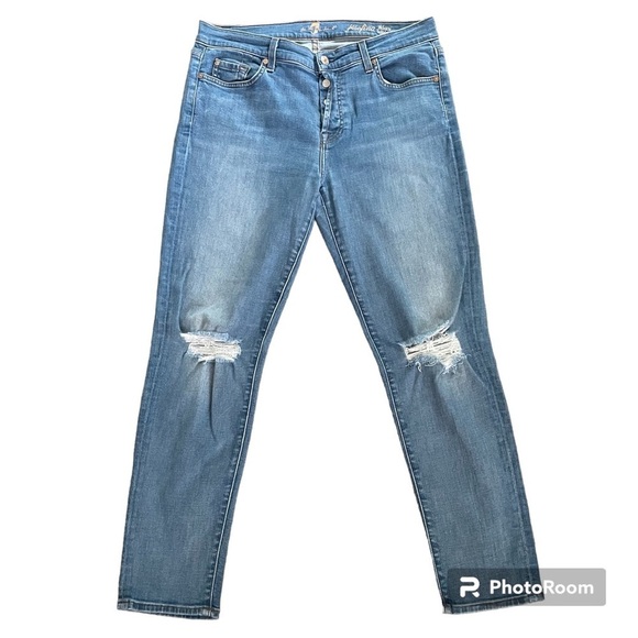 7 For All Mankind Denim - 7 For All Mankind Josefina Skinny Boyfriend Jeans